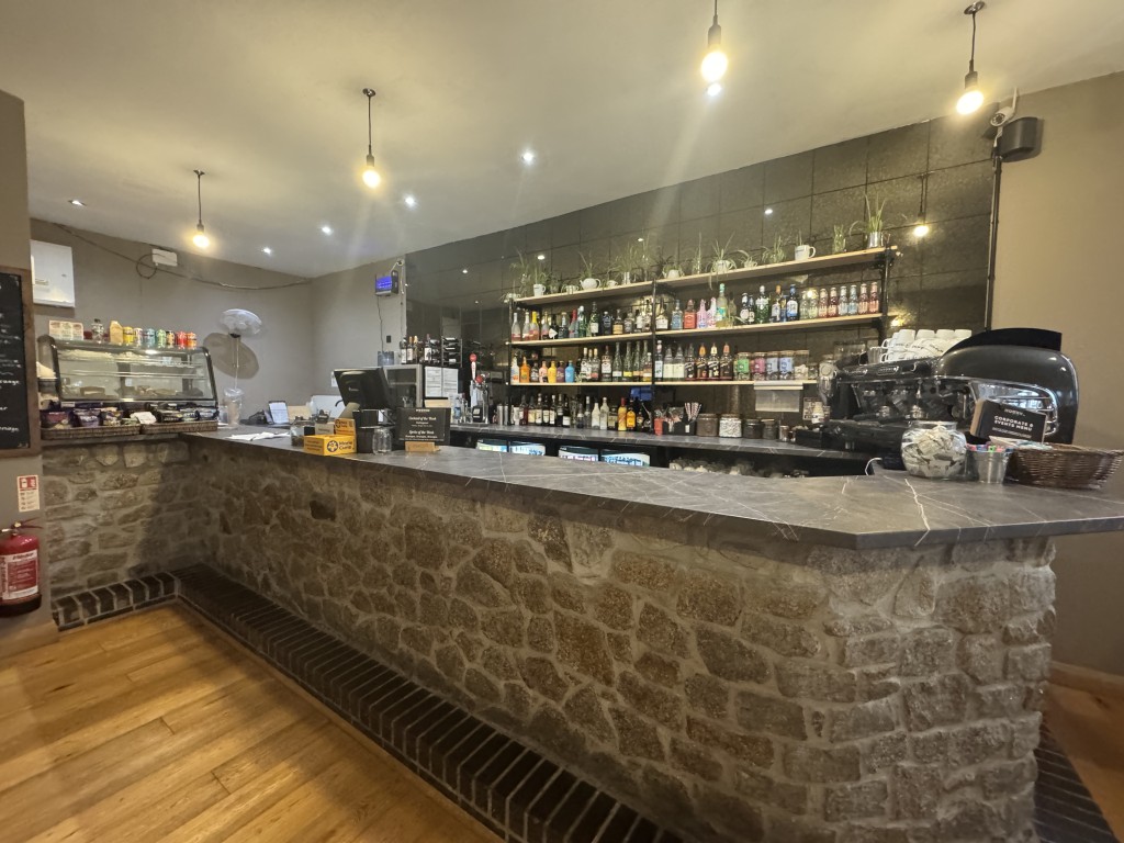 Lot: 67 - SUBSTANTIAL TOWN CENTRE COMMERCIAL PROPERTY WITH POTENTIAL - View of the bar